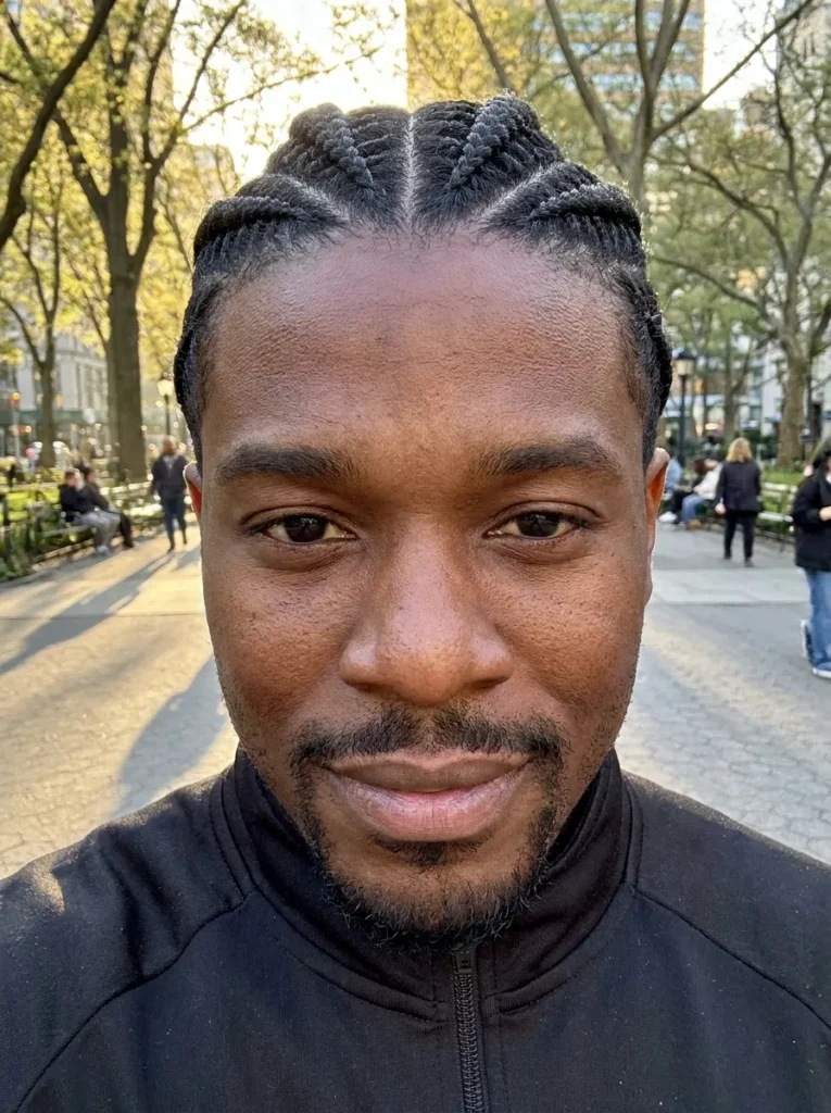 Double Layer Webbed Cornrows