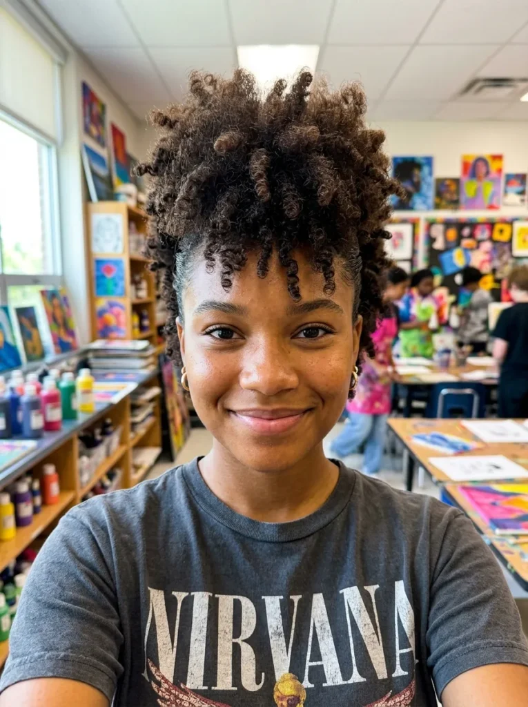 Edgy Natural Frohawk