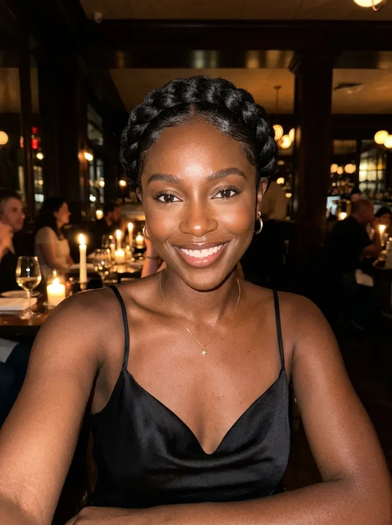 Elegant Halo Braid