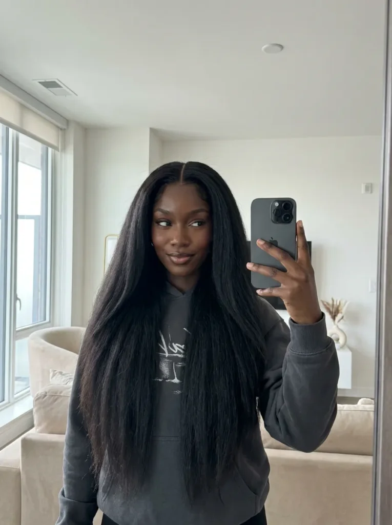 Extra Long Yaki Straight Weave