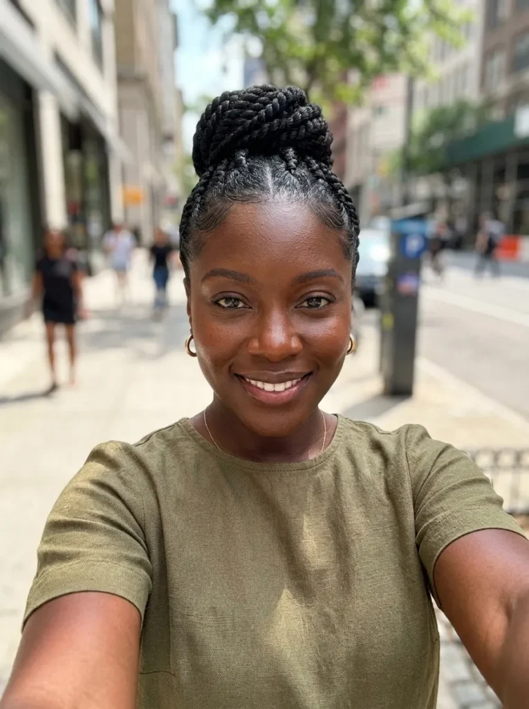 Flat Twist Updo