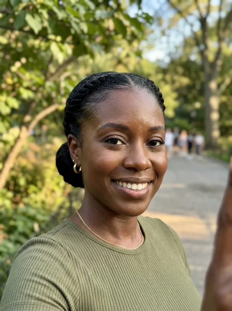 Flat Twists with Low Bun