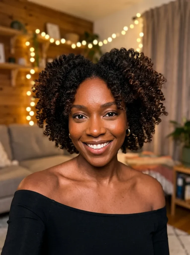 Fluffy Bantu Knot Out