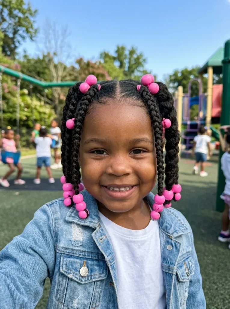Four Large Pigtails