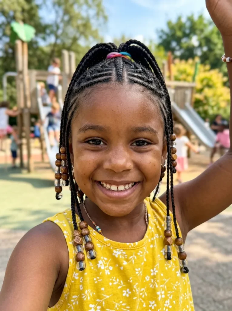 Fulani Braids with Beads