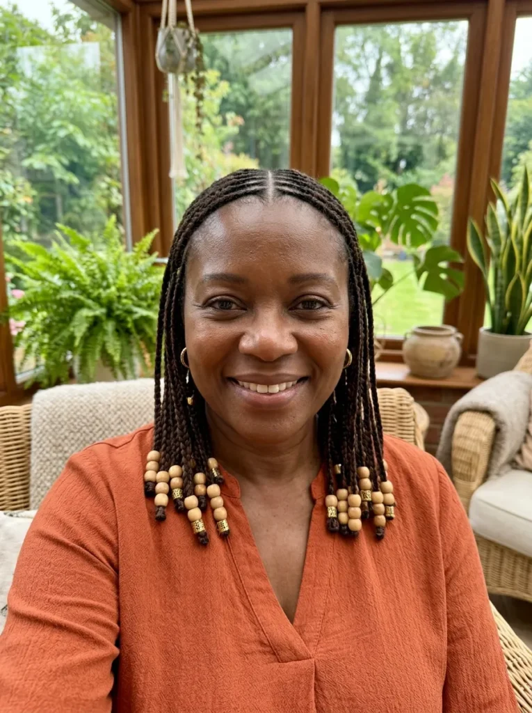 Fulani Braids with Beads
