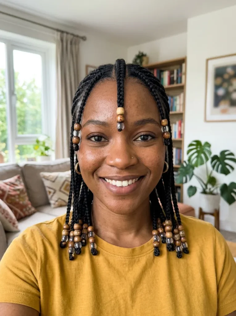 Fulani Braids with Beads