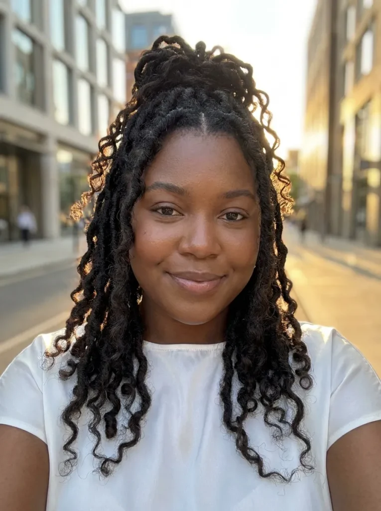 Goddess Style Wavy Locs