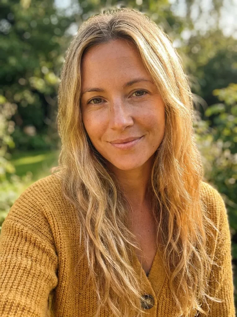Golden Blonde Color for Long Hair