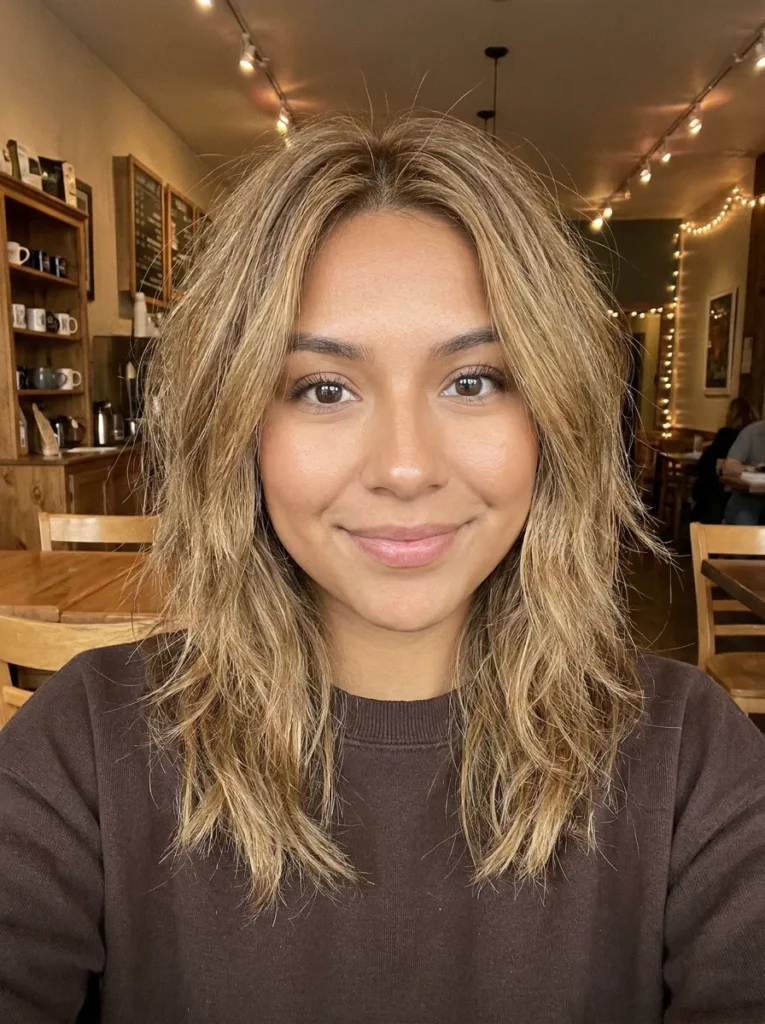 Golden Bronde Textured Chop