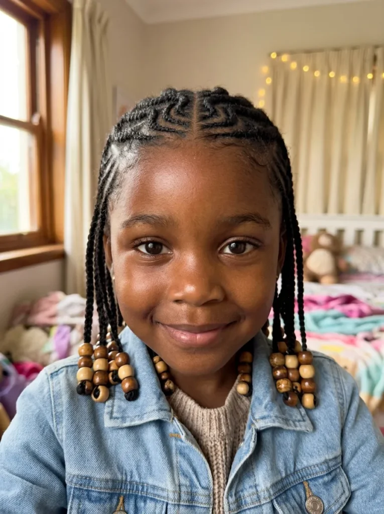 Half Braided Pigtails