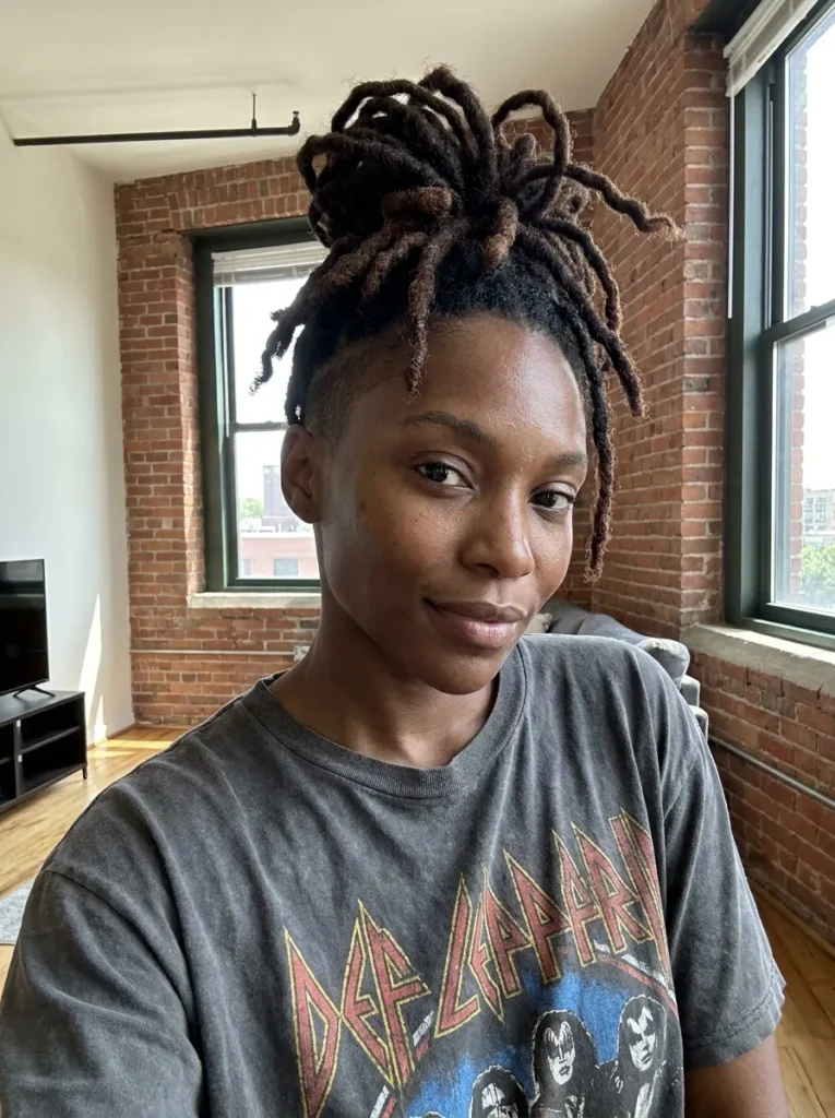 Half-Shaved Undercut Locs