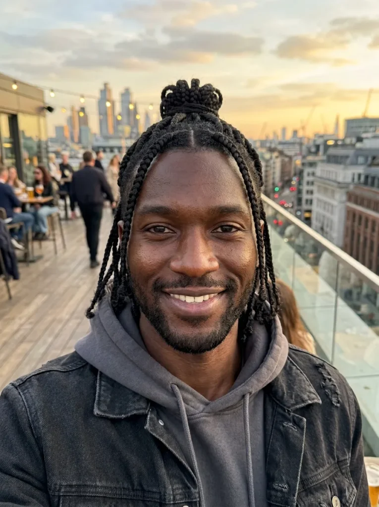 Half-Up Braids