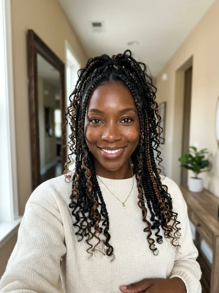 Half-Up Butterfly Braids