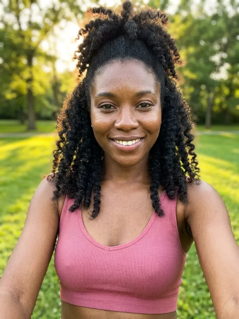Half-Up Half-Down Puff