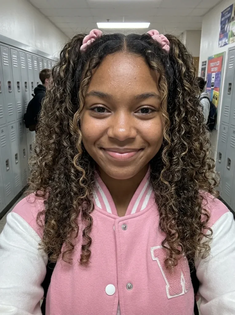 Half Up Pigtails