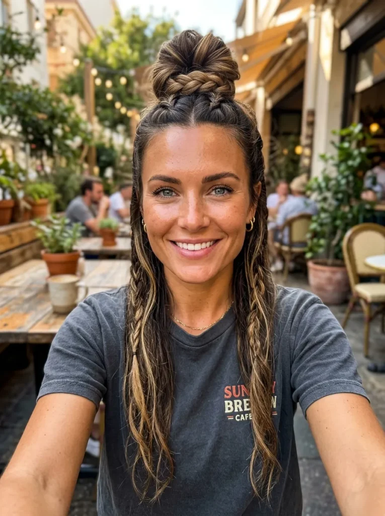 Half-Up Top Knot