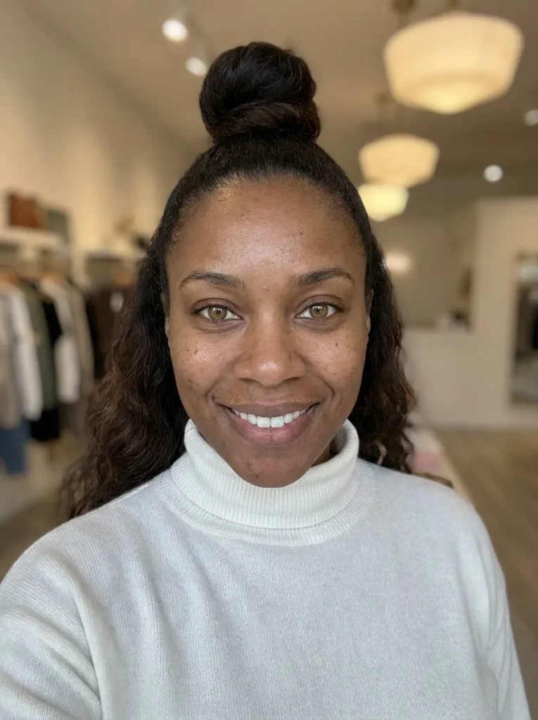 Half-Up Top Knot with Long Back