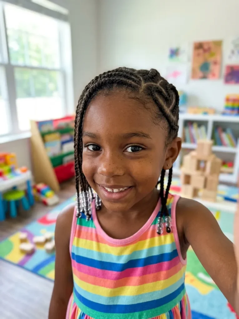 Heart Pattern Cornrows