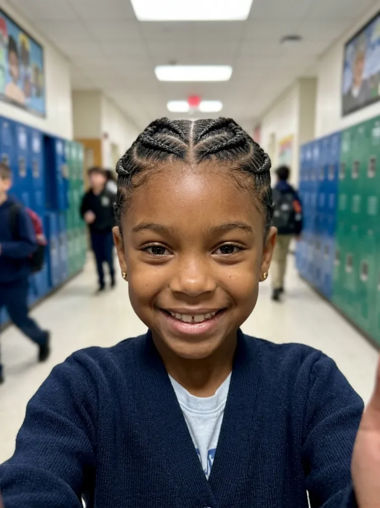 Heart Shaped Cornrows