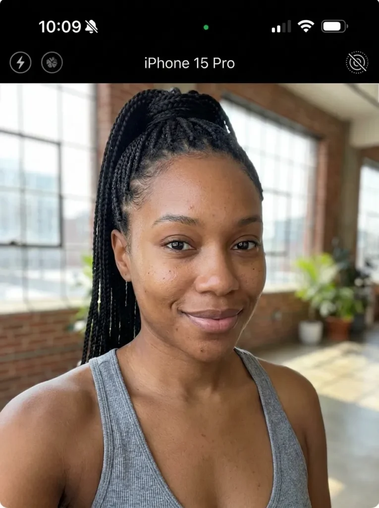 High Ponytail Look