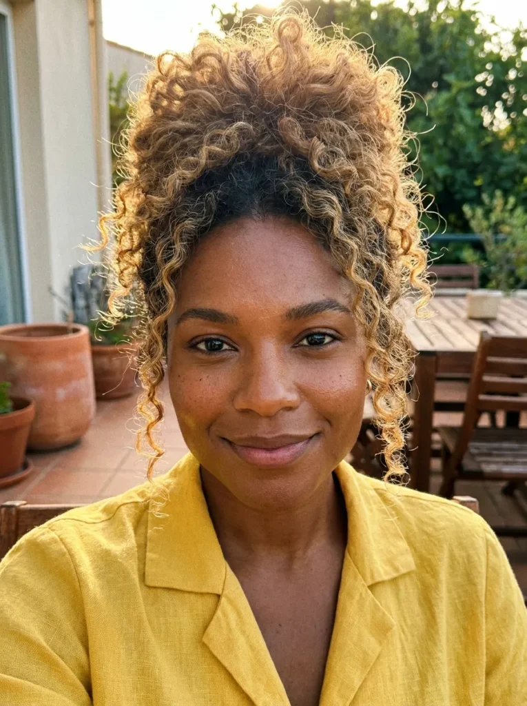 Highlighted Curly Top