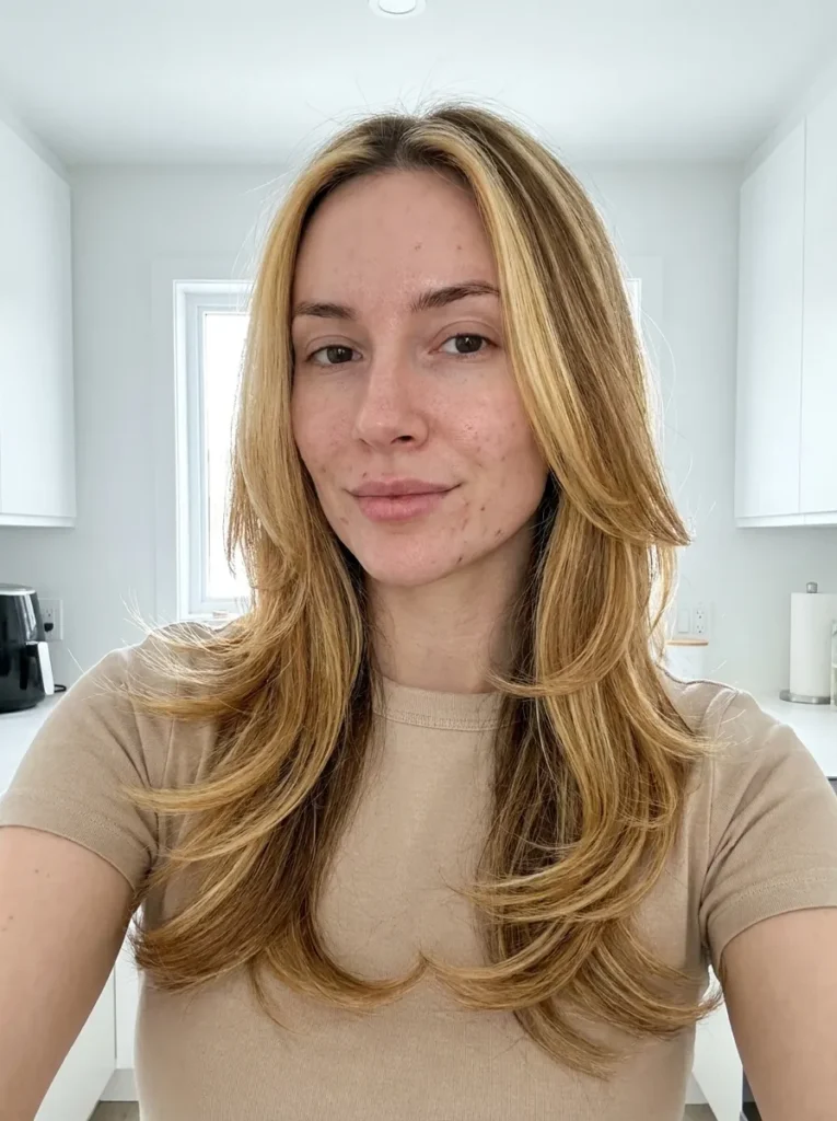 Honey Blonde Dimension Cut