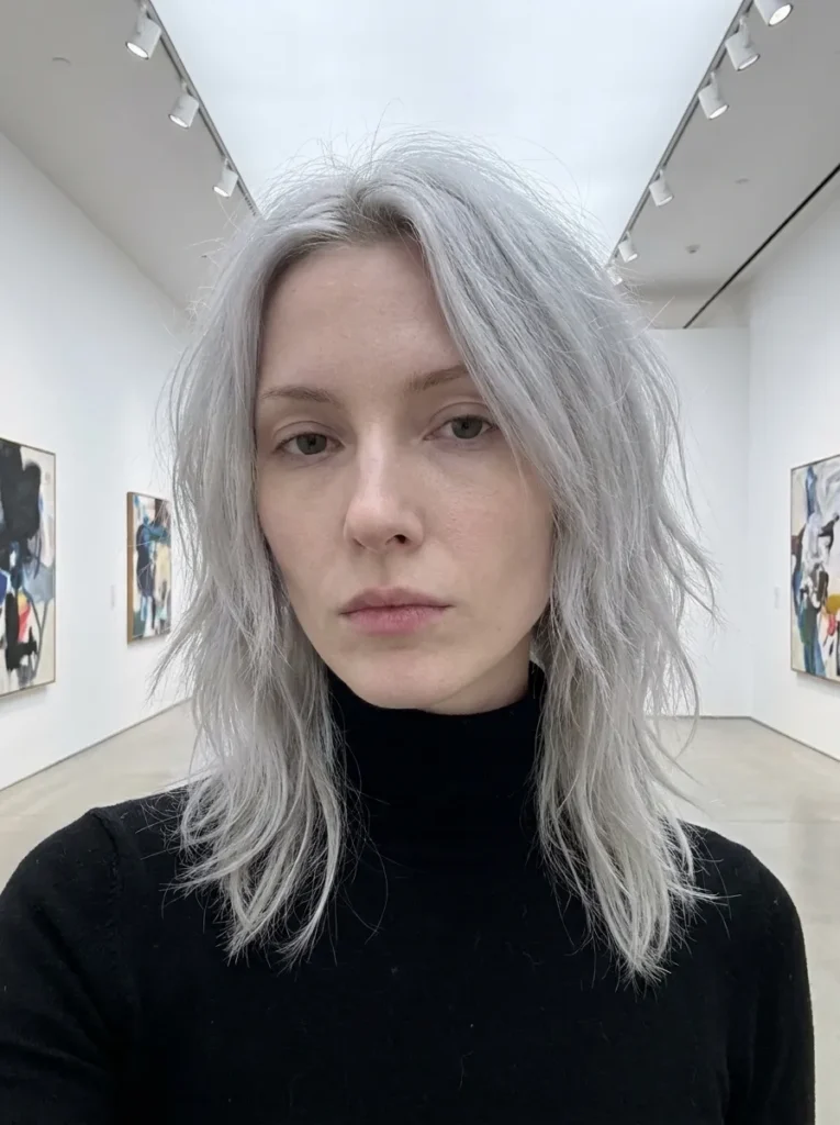 Icy Silver Feathered Lob