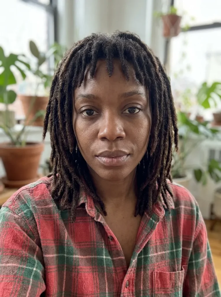  Layered Locs With Bangs