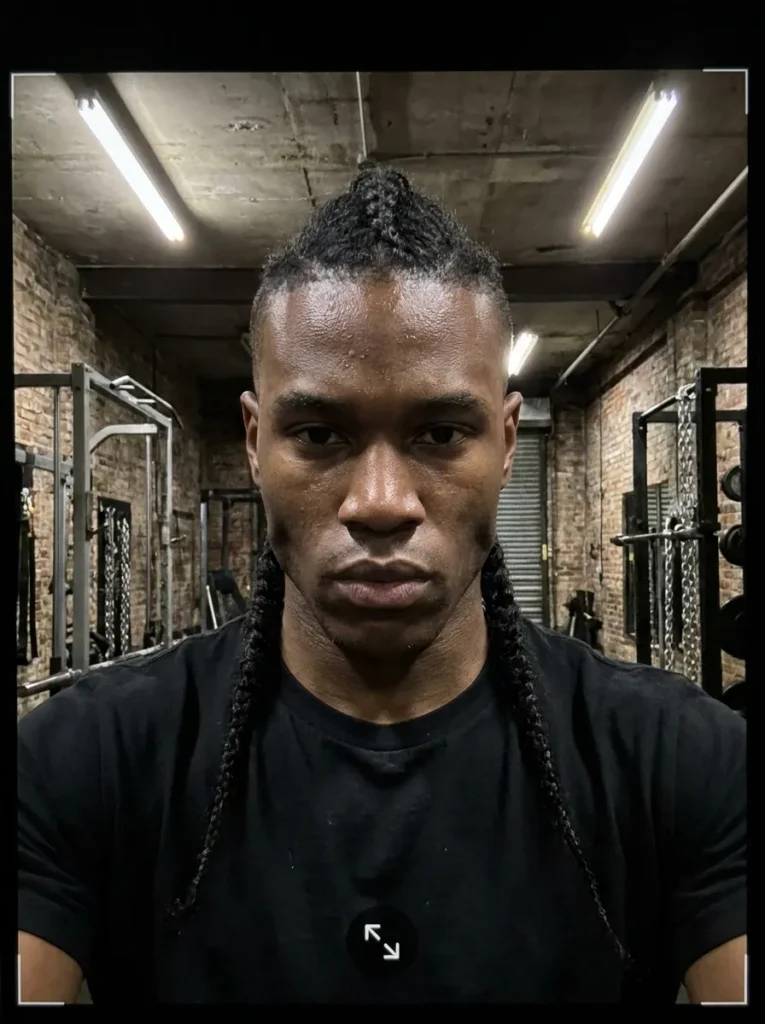 Long Braided Mohawk