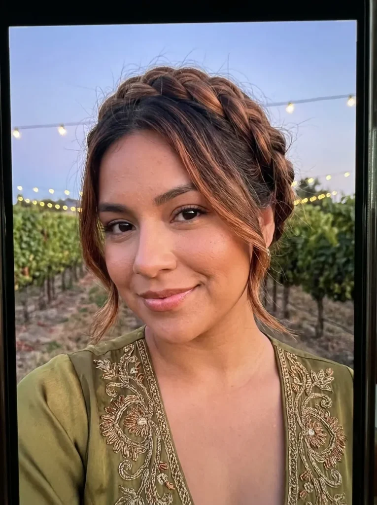  Loose Dutch Braid Updo