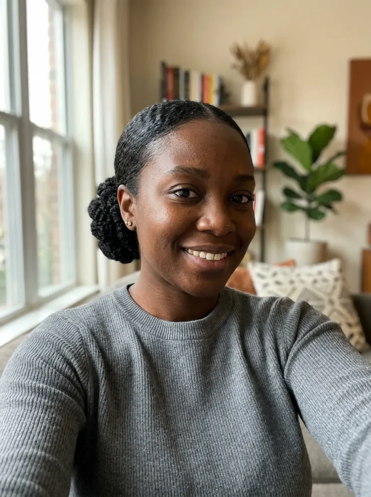 Low Bun Styles for Natural Hair