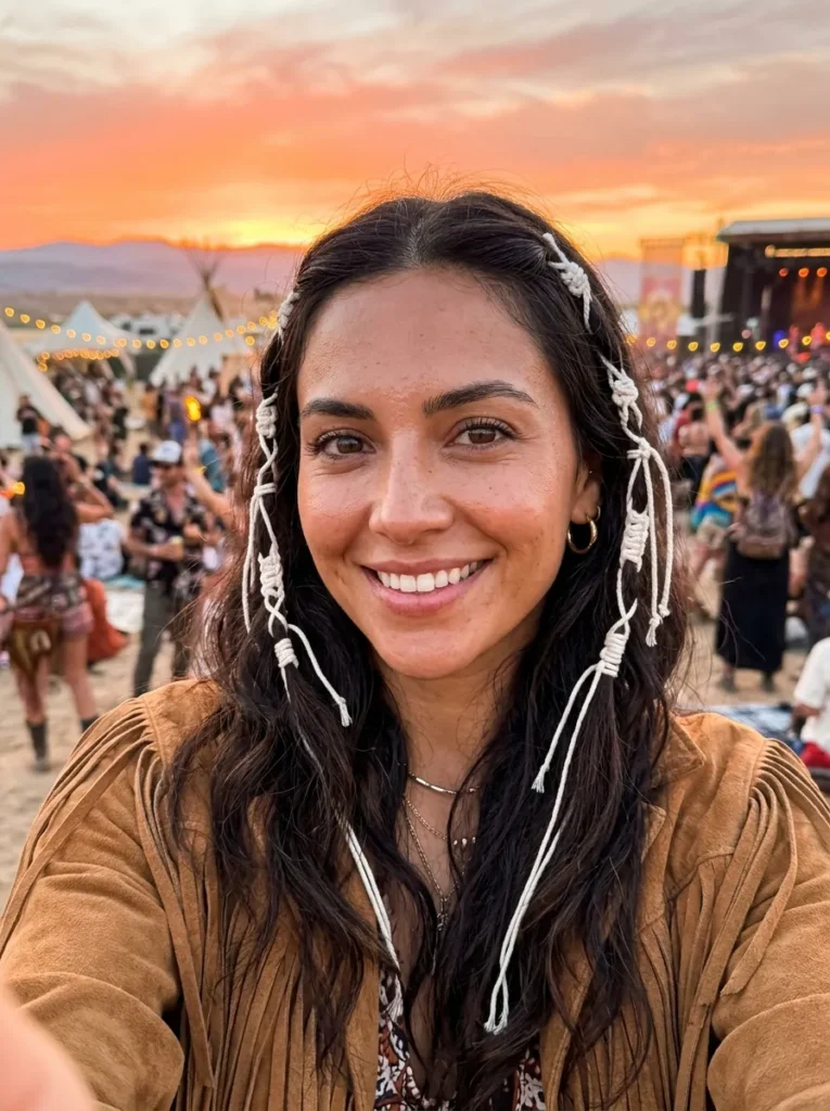 Macrame Hair Rings