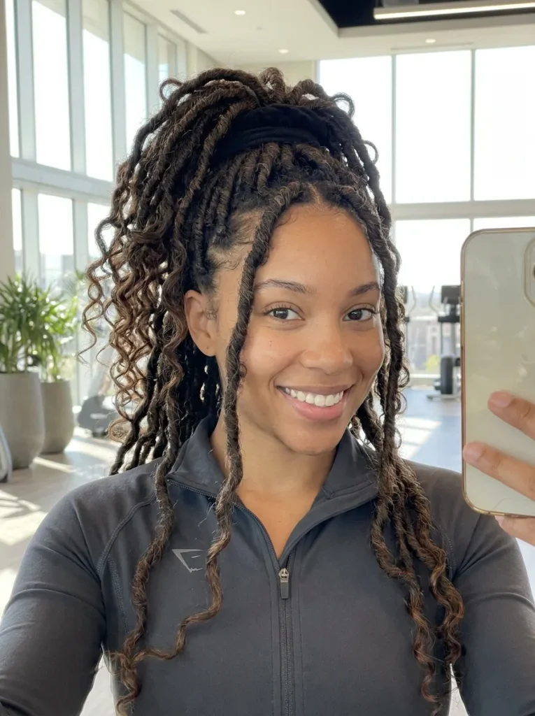 Messy High Ponytail
