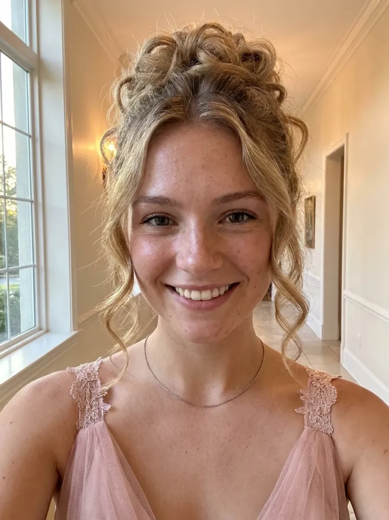 Messy Prom Bun Hairstyles