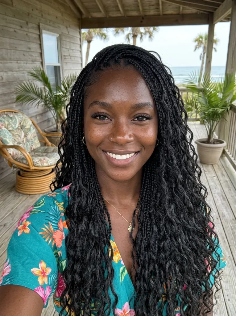Micro Braids With Loose Waves