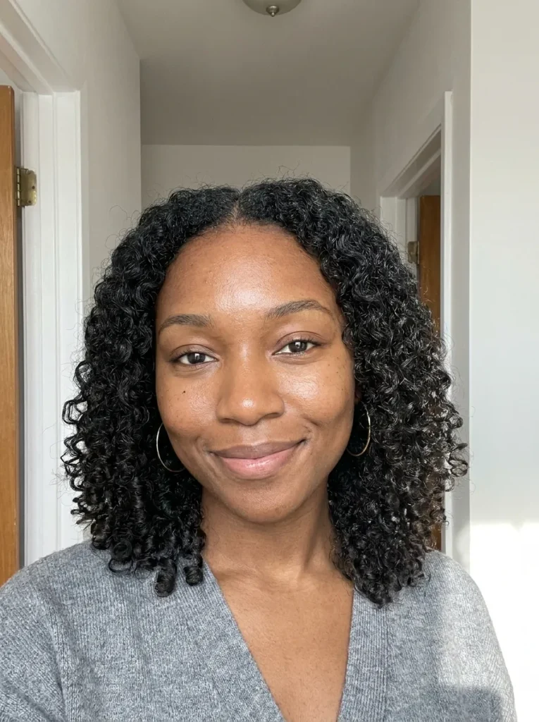 Middle Part Curls
