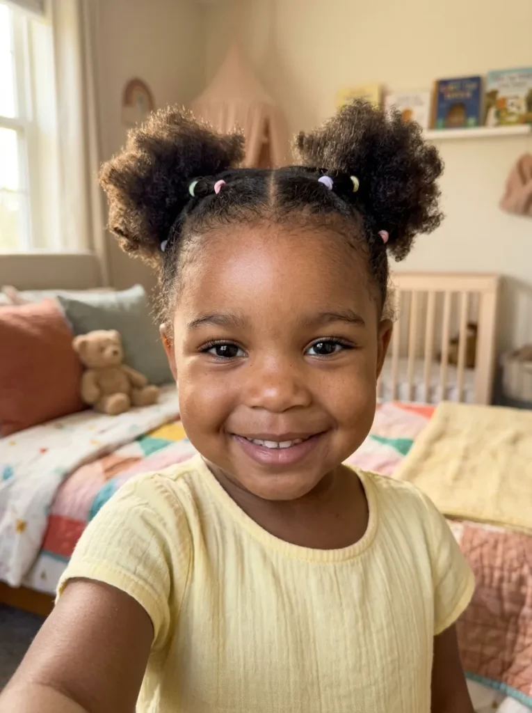 Mini Puff Pigtails