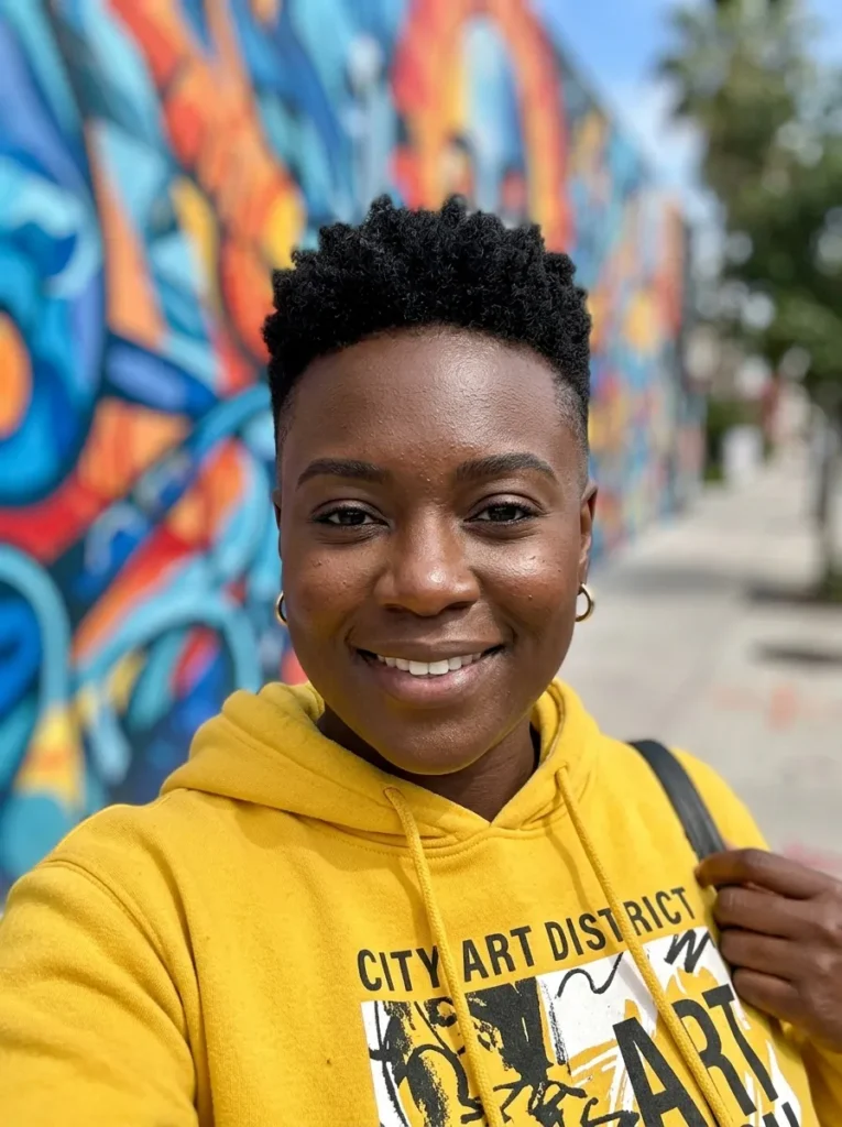 Natural Afro Fade