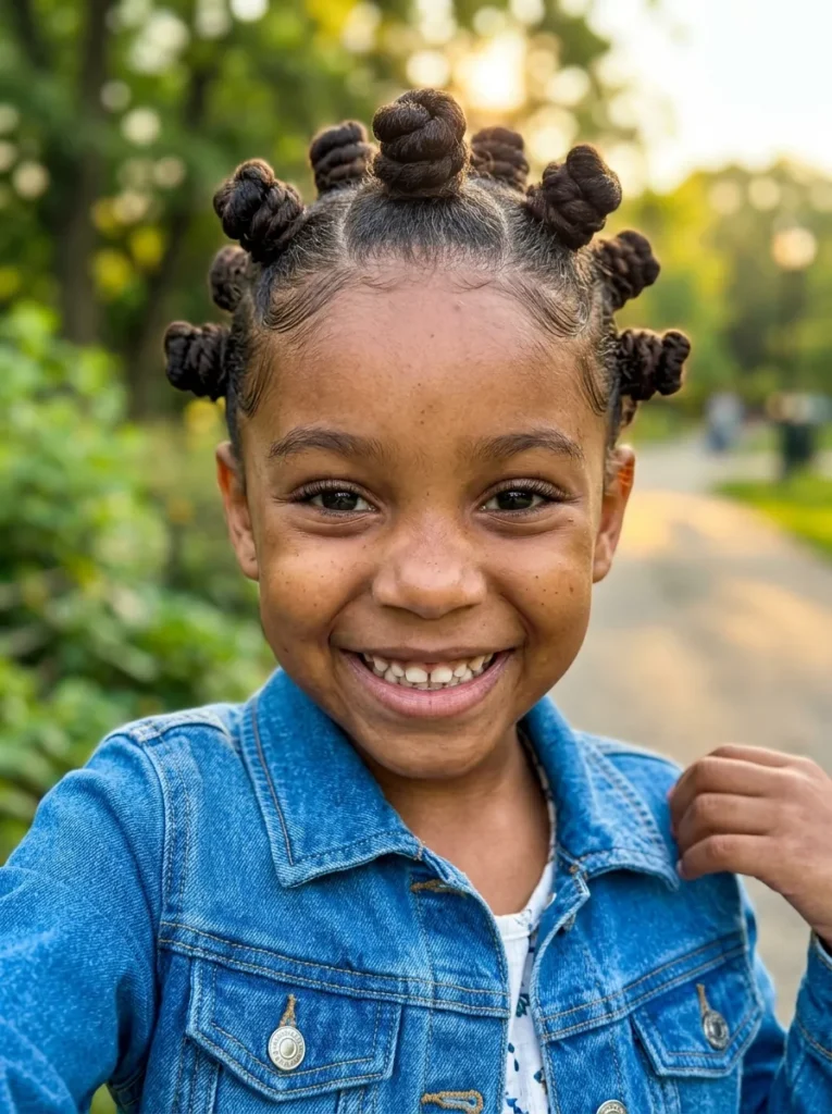 Neat Bantu Knot Crowns