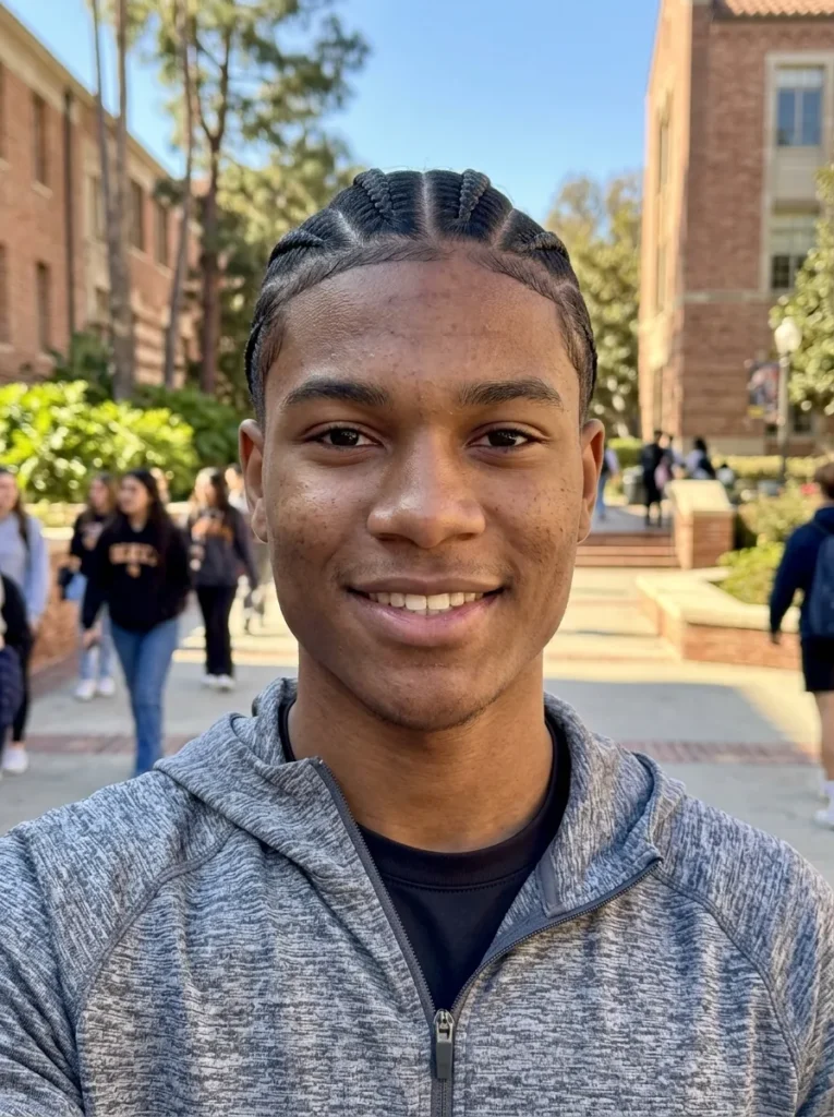 Neat Feed-In Cornrows