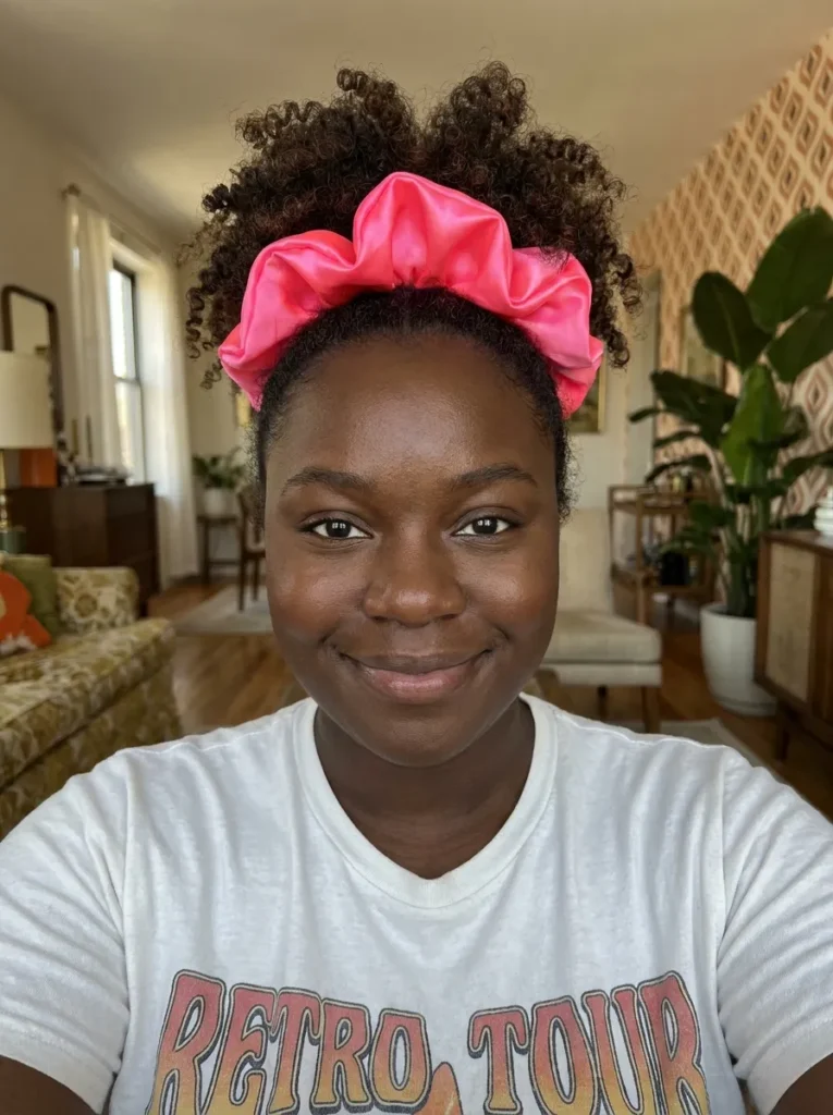 Oversized Satin Scrunchie Style