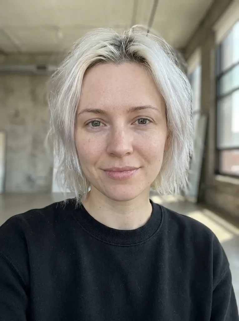 Rooted Platinum Blonde