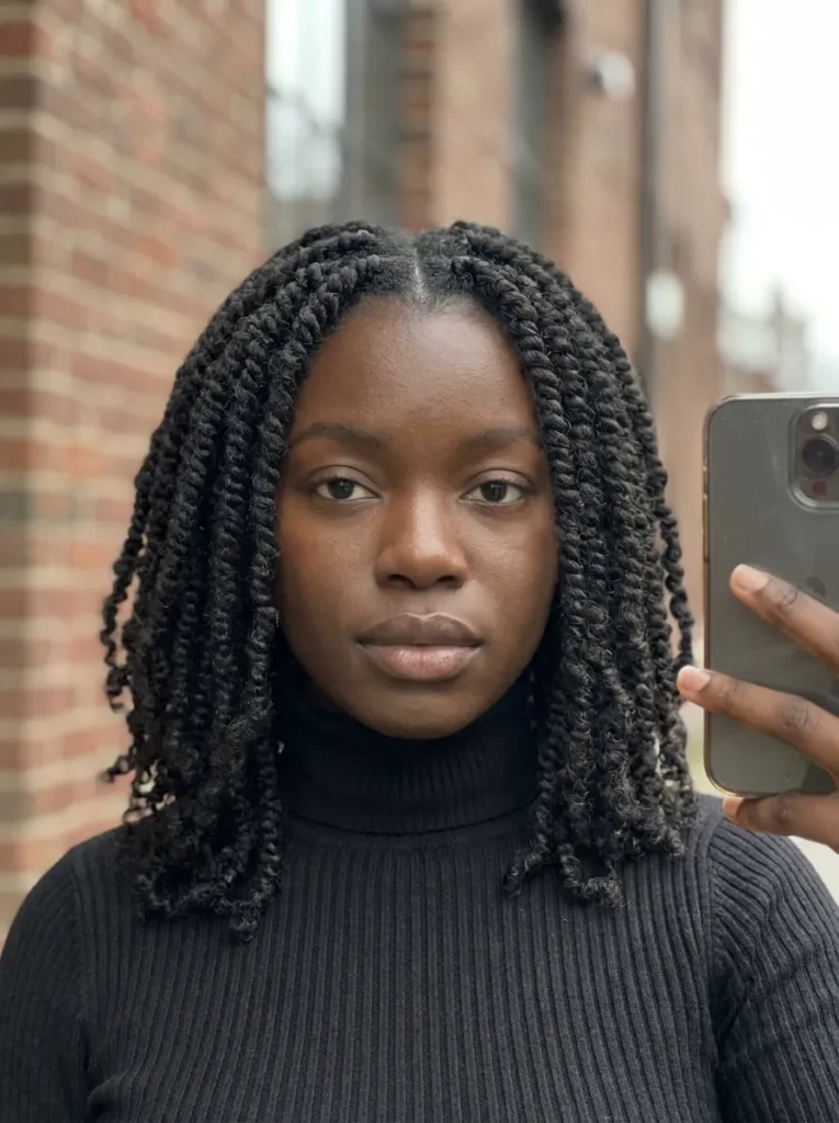 Shoulder Length Chunky Twists