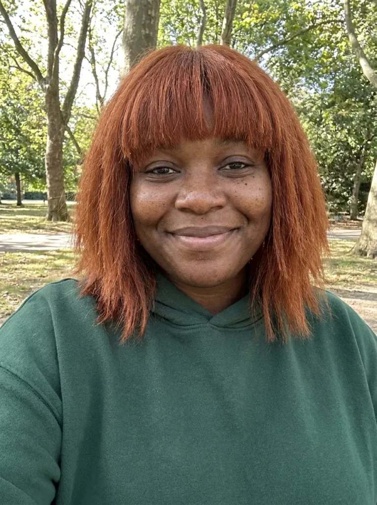 Shoulder-Length Lob with Choppy Fringe