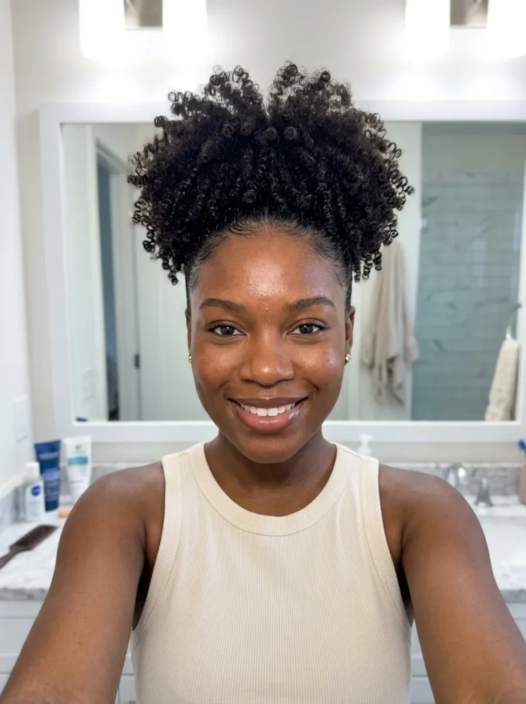 Shrunken Coils Updo