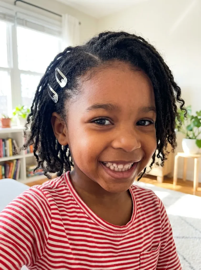 Side Part with Clips