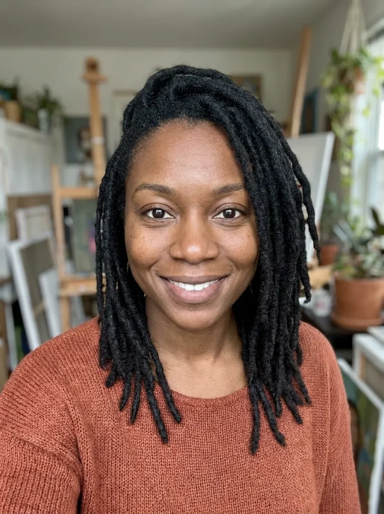 Side Swept Dreadlocks