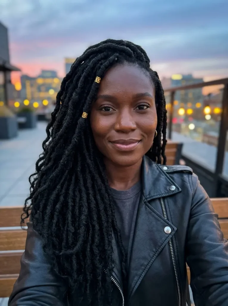 Side Swept Locs