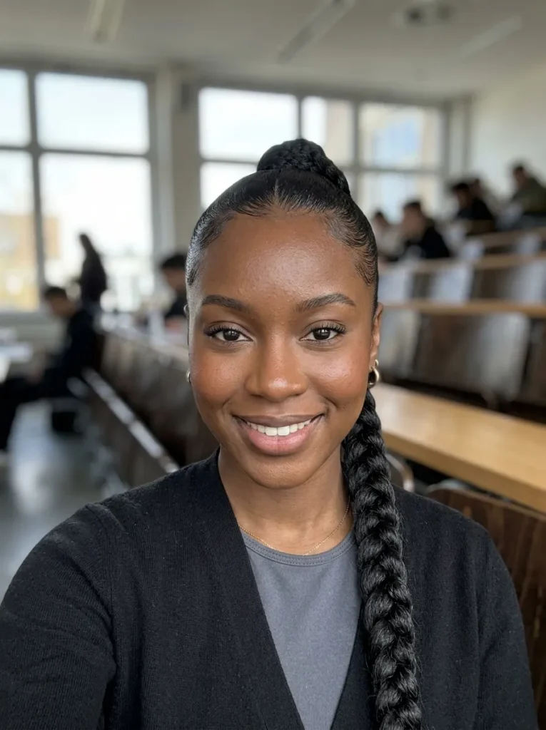 Sleek Braided Ponytail